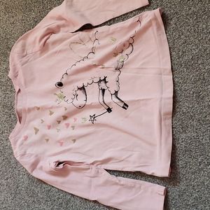 Nwot girls long sleeve sheep shirt